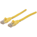 Intellinet Network Patch Cable, Cat6, 20m, Yellow, CCA, U/UTP, PVC, RJ45, Gold Plated Contacts, Snagless, Booted, Lifetime Warranty