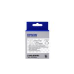 Epson C53S654013|LK-4TWN Ribbon white on Transparent extra adhesive 9mm x 9m for Epson LabelWorks 4-18mm/36mm/6-12mm/6-18mm/6-24mm
