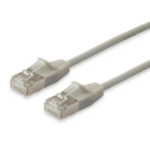 Equip Cat.6A F/FTP Slim Patch Cable, 0.5m, Beige