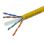 Monoprice Cat6, UTP, 304.8 m networking cable Yellow 12000" (304.8 m) U/UTP (UTP)