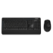 Microsoft Wireless Desktop 3050 keyboard Mouse included RF Wireless + USB QWERTY US International Black