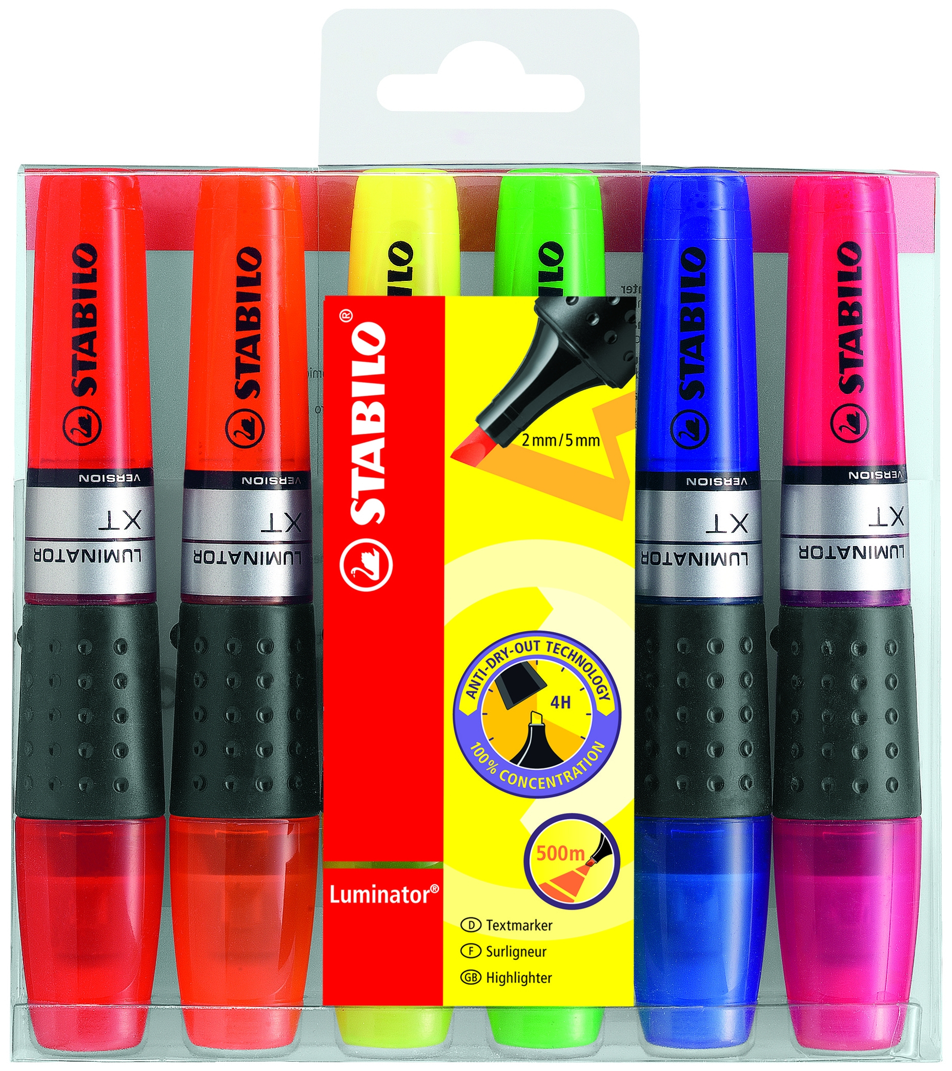 Image of STABILO luminator marker 6 pc(s) Multi