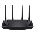 ASUS RT-AX58U wireless router Gigabit Ethernet Dual-band (2.4 GHz / 5 GHz) Black