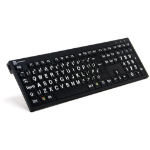 Logickeyboard XL Print NERO keyboard Office USB QWERTY UK English Black