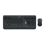 Logitech 920-008671 keyboard Mouse included RF Wireless QWERTY English Black