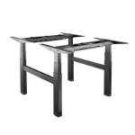 LogiLink EO0018 standing desk frame Manual 4 leg(s) Black
