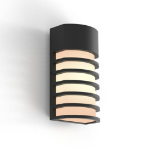LUTEC FULTON Outdoor wall lighting E27 Black