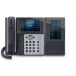 POLY Edge E500 and PoE-enabled IP phone Black 12 lines IPS