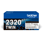 Brother TN-2320TWIN Toner-kit twin pack, 2x5.2K pages ISO/IEC 19752 Pack=2 for Brother HL-L 2300