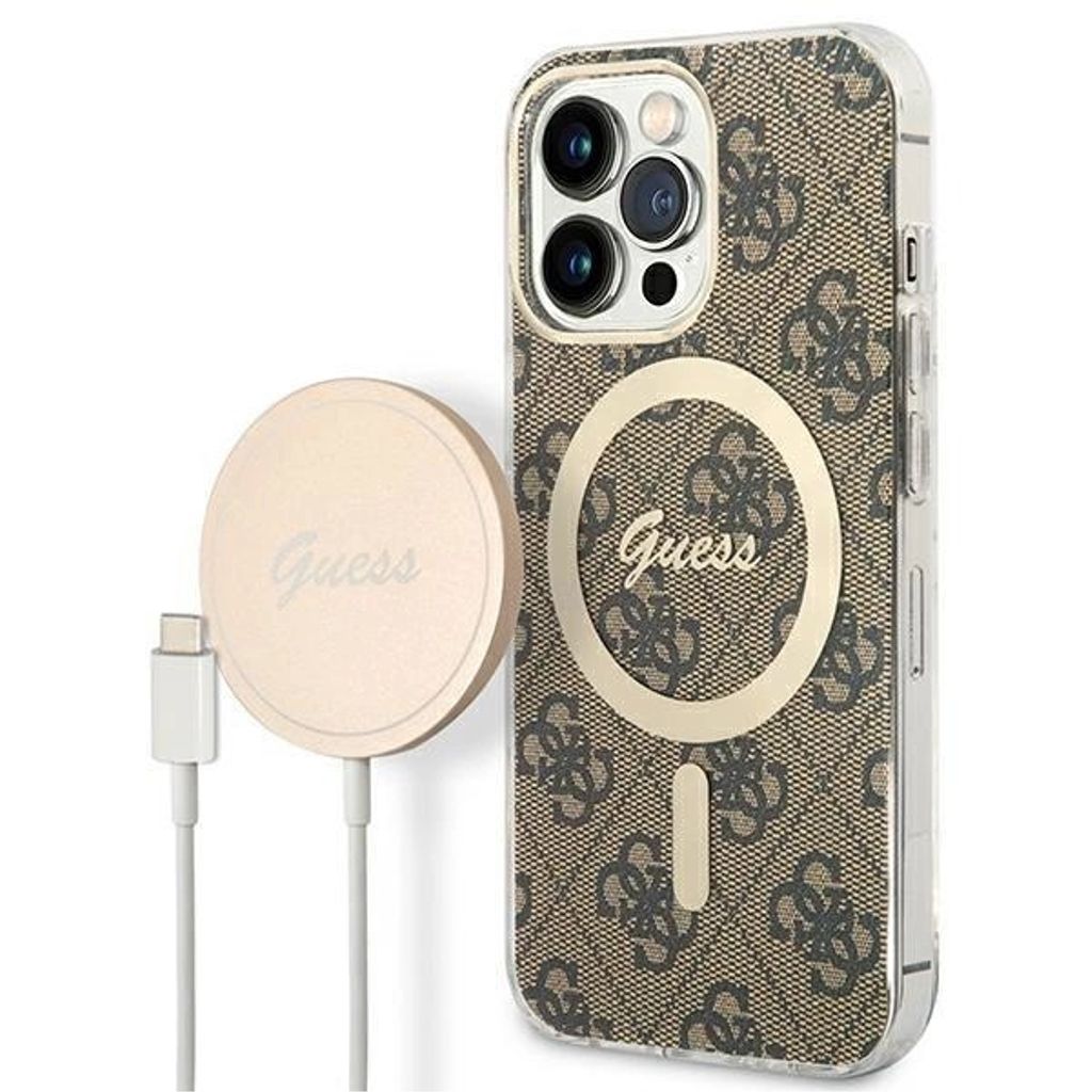 EU Product - Magsafe Case and Charger set for iPhone iPhone 13 Pro - Brown thumbnail