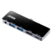 ATEN UH3238 laptop dock/port replicator Docking USB 3.2 Gen 1 (3.1 Gen 1) Type-C Black, Silver