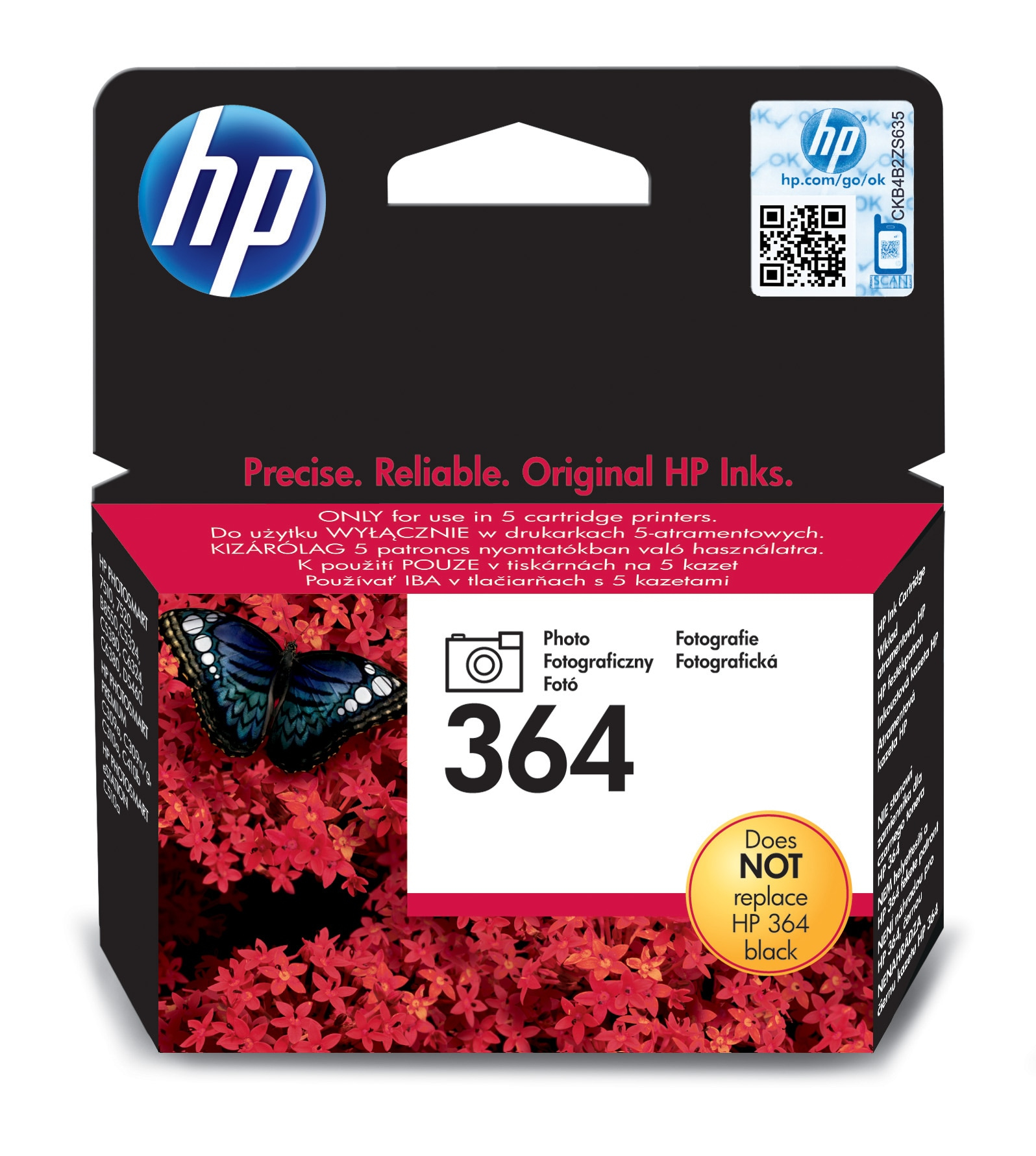 HP 364 Inkjet Cartridge 3ml Photo Black CB317EE