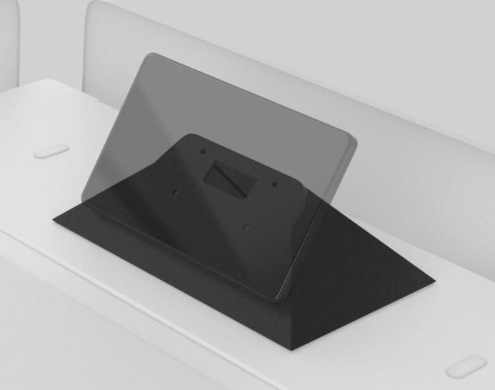 H918-BK desktop sit-stand workplace accessory