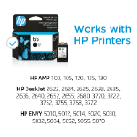 HP 65 Black Original Ink Cartridge