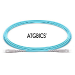 ATGBICS SC-SC OM3, Fibre Optic Cable, Multimode, Simplex, Aqua, 2m