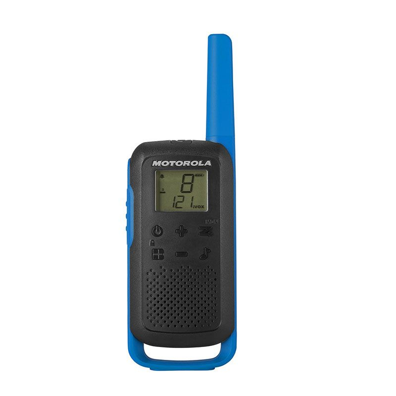 Photos - Walkie Talkie Motorola T62 two-way radio 16 channels 12500 MHz Black, Blue B6P00810LDRMA 