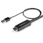 StarTech.com Câble Adaptateur HDMI vers DisplayPort de 2m - 4K 30Hz - M/M - Câble Convertisseur Actif HDMI 1.4 vers DP 1.2 avec Audio - Alimenté par USB - Mac & Windows - Laptop HDMI vers Écran DP