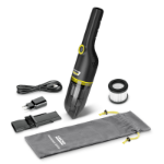 Kärcher 1.198-355.0 handheld vacuum Black, Yellow Bagless