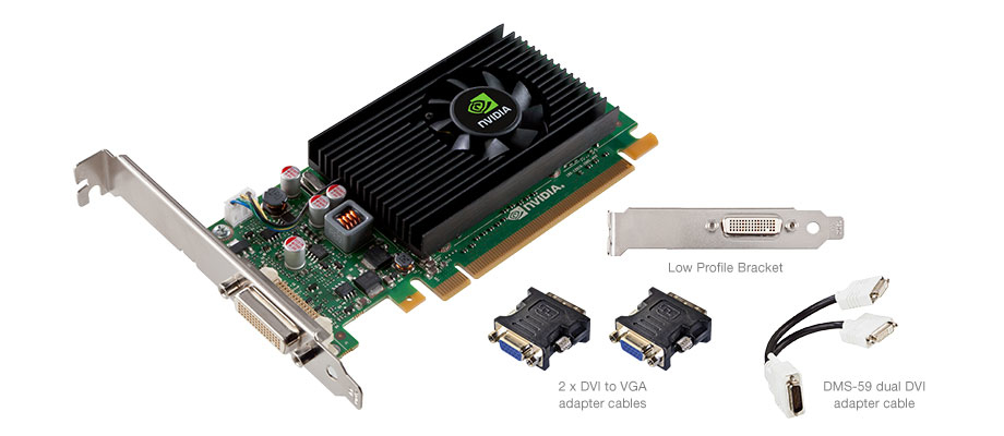 VCNVS315DVI-PB NVIDIA PNY VCNVS315DVI-PB - NVS 315 - 1 GB - GDDR3 - 64 bit - 2560 x 1600 pixels - PCI Express 2.0