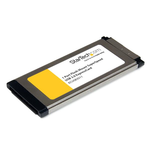 Image of StarTech.com 1 Port Flush Mount ExpressCard SuperSpeed USB 3.0...