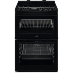 AEG 6000 Series 60cm Electric Cooker - Black