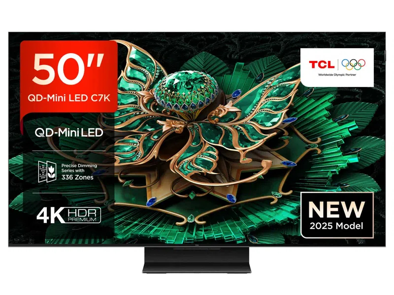 TCL 50C7K-UK TV 127 cm (50") 4K Ultra HD Smart TV Wi-Fi Black 3000 cd/m²