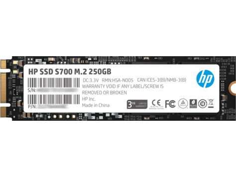 HP S700 M.2 250 GB Serial ATA III 3D NAND