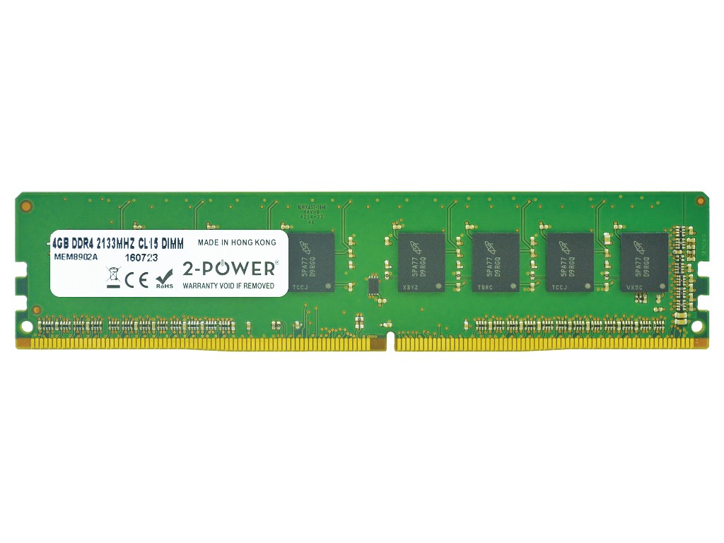2-Power 4GB DDR4 2133MHz CL15 DIMM Memory - replaces P1N51ET