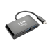 Tripp Lite U460-004-2A2CB interface hub USB 3.2 Gen 2 (3.1 Gen 2) Type-C 5000 Mbit/s Black