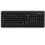 MediaRange MROS109 keyboard USB QWERTZ German Black