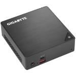 Gigabyte GB-BRI3-8130 PC/workstation barebone 0.46L sized PC Black i3-8130U 2.2 GHz