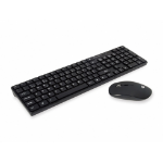 Conceptronic Orazio toetsenbord Inclusief muis Thuis RF Draadloos QWERTY Portugees Zwart