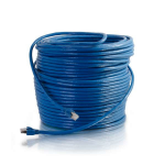 C2G 75ft (22.8m) Cat6 Snagless Solid Shielded Ethernet Network Patch Cable - Blue