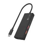 ICY BOX IB-HUB1436-CPD laptop dock/port replicator Wired USB 3.2 Gen 2 (3.1 Gen 2) Type-C Black
