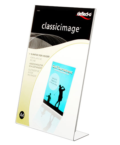 Image of Deflecto 47401 poster stand