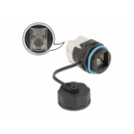 DeLOCK Cable Connector RJ45 jack to Cat.6A LSA with protective cap waterproof