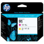 HP 91 magenta en gele DesignJet printkop