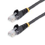 StarTech.com 10 ft Black Snagless Category 5e (350 MHz) UTP Patch Cable networking cable 120.1" (3.05 m)