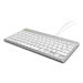R-Go Tools Ergonomic keyboard R-Go Compact Break, compact keyboard with break software, QWERTY (US), wired, white