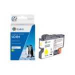 CTS Wholesale Compatible Replacement for the Brother LC424Y Yellow Ink Cartridge 8mll Dye 750 Pages