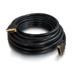 C2G 15.2m DVI-D CL2 M/M DVI cable Black