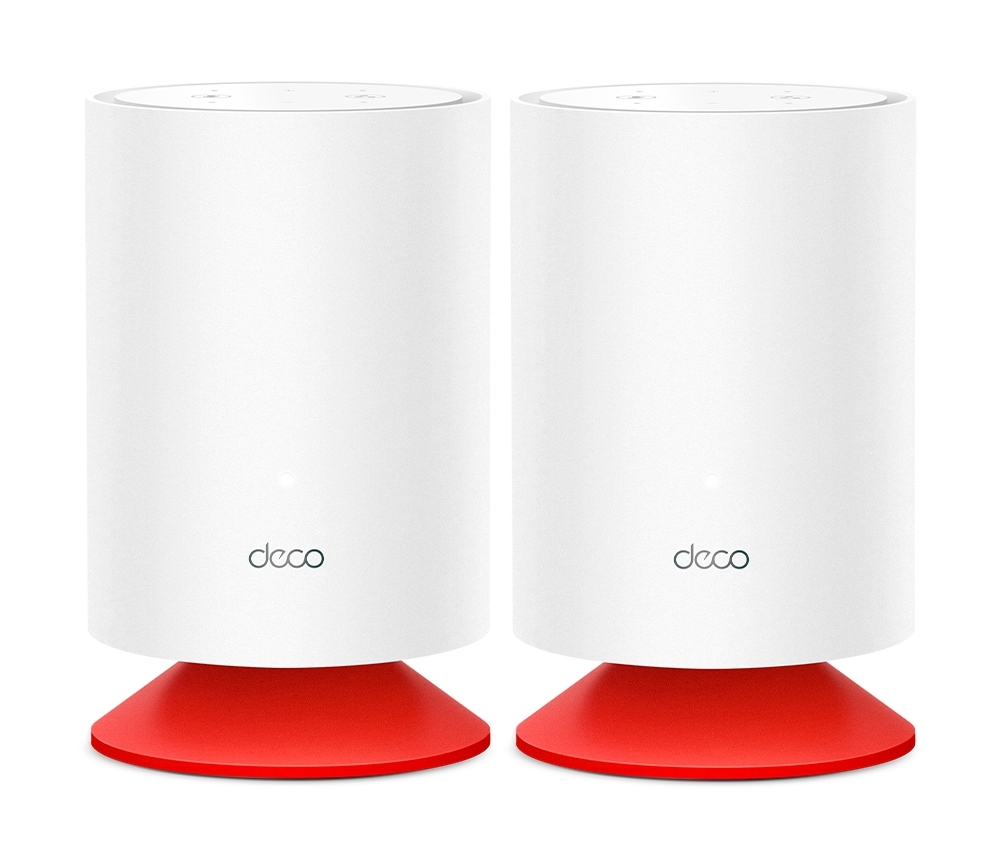 DECO VOICE X20(2-PACK) TP-LINK AX1800 Mesh Wi-Fi 6 System with Built-in Smart Speaker