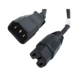 Origin Storage CAB-C14M-C15F-2M electriciteitssnoer Zwart C14 stekker C15 stekker