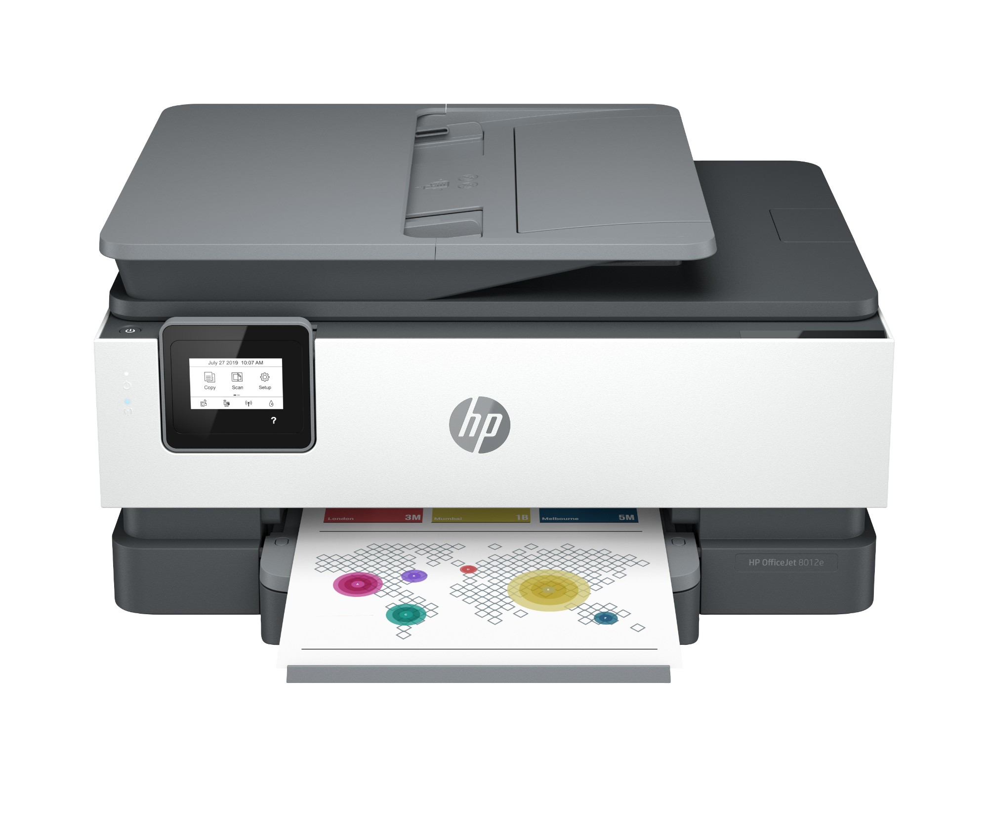 HP OfficeJet 8012e Wireless All-in-One Color Printer. Instant Ink; Two