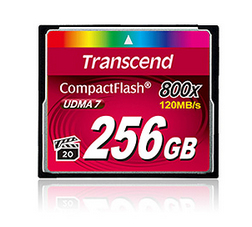 Image of Transcend CompactFlash 800x 256GB