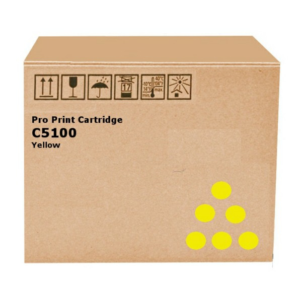 Image of Ricoh 828222 Toner yellow, 30K pages for Ricoh Pro C 5100