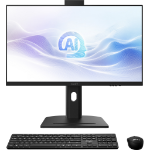 MSI Modern AM273QP AI 1UMG-221AT Intel Core Ultra 7 155H 68,6 cm (27") 2560 x 1440 Pixels Alles-in-één-pc 32 GB DDR5-SDRAM 1 TB SSD Windows 11 Pro Wi-Fi 6E (802.11ax) Zwart