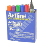 ARTLINE 577 WHITEBOARD MARKER 2MM BULLET NIB ASSORTED COLOURS BOX OF 12
