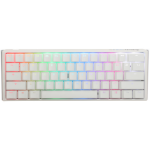 Ducky One3 Pure White Mini keyboard Gaming USB UK English