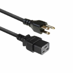 ACT Netsnoer USA connector - C19 zwart 1,8 m